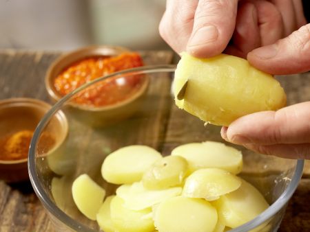 Kräuter-Kartoffel-Tarte Zubereitung Schritt 5 Kräuter-Kartoffel-Tarte Zubereitung Schritt 5