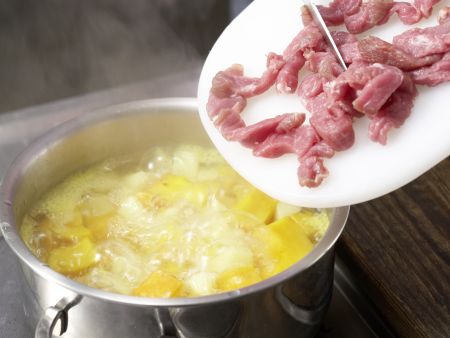 Kürbisbrei mit Lamm Zubereitung Schritt 3 Kürbisbrei mit Lamm Zubereitung Schritt 3