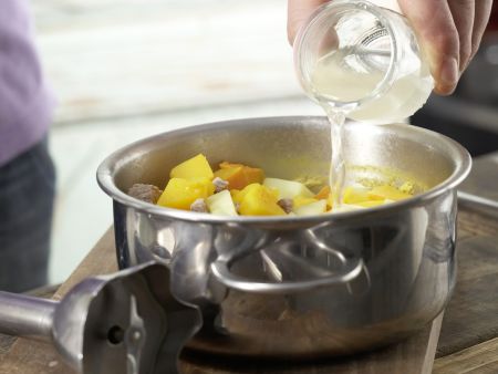 Kürbisbrei mit Lamm Zubereitung Schritt 4 Kürbisbrei mit Lamm Zubereitung Schritt 4