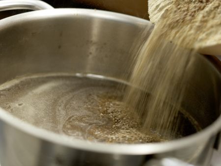 Mandelmilch-Eis Zubereitung Schritt 2 Mandelmilch-Eis Zubereitung Schritt 2