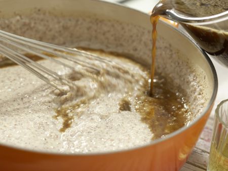 Mandelmilch-Eis Zubereitung Schritt 3 Mandelmilch-Eis Zubereitung Schritt 3
