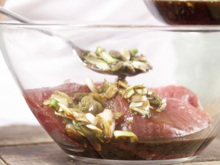 Marinierter Thunfisch Zubereitung Schritt 4 Marinierter Thunfisch Zubereitung Schritt 4