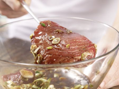 Marinierter Thunfisch Zubereitung Schritt 5 Marinierter Thunfisch Zubereitung Schritt 5