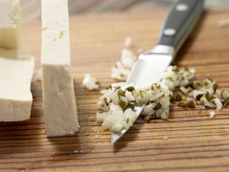 Marinierter Tofu Zubereitung Schritt 1 Marinierter Tofu Zubereitung Schritt 1