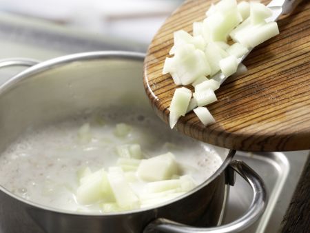 Mehrkorn-Melonen-Trinkbrei Zubereitung Schritt 2 Mehrkorn-Melonen-Trinkbrei Zubereitung Schritt 2