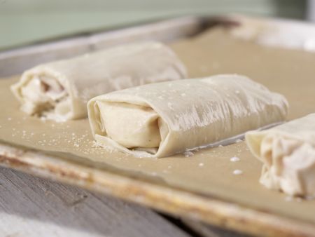 Mini-Quarkstrudel Zubereitung Schritt 6 Mini-Quarkstrudel Zubereitung Schritt 6