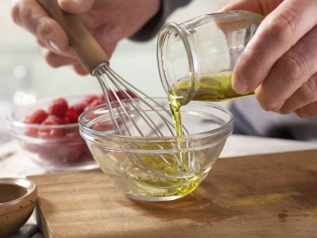 Mozzarella-Melonen-Salat Zubereitung Schritt 1 Mozzarella-Melonen-Salat Zubereitung Schritt 1
