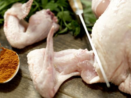 Nordafrikanisches Schmorhuhn Zubereitung Schritt 1 Nordafrikanisches Schmorhuhn Zubereitung Schritt 1