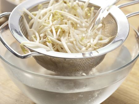 Nudelpfanne mit Sprossen und Ei Zubereitung Schritt 2 Nudelpfanne mit Sprossen und Ei Zubereitung Schritt 2