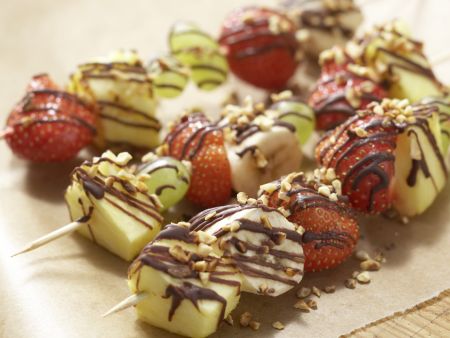 Obst am Spieß Zubereitung Schritt 8 Obst am Spieß Zubereitung Schritt 8
