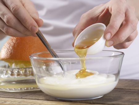 Orangen-Joghurt Zubereitung Schritt 4 Orangen-Joghurt Zubereitung Schritt 4