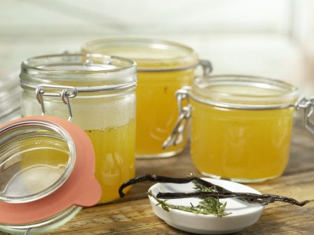 Orangen-Thymian-Gelee Zubereitung Schritt 7 Orangen-Thymian-Gelee Zubereitung Schritt 7