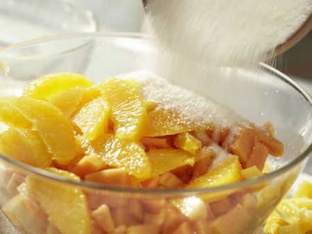 Papaya-Orangen-Marmelade Zubereitung Schritt 6 Papaya-Orangen-Marmelade Zubereitung Schritt 6