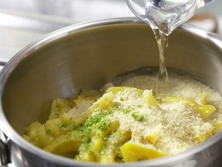 Paprika-Limetten-Couscous Zubereitung Schritt 3 Paprika-Limetten-Couscous Zubereitung Schritt 3