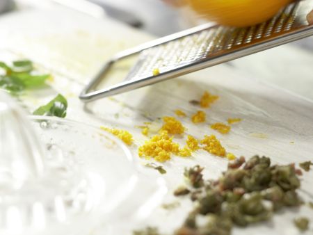 Penne mit Zucchini und Kapern Zubereitung Schritt 3 Penne mit Zucchini und Kapern Zubereitung Schritt 3