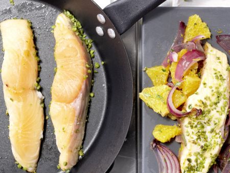 Pfannen-Lachsfilet Zubereitung Schritt 10 Pfannen-Lachsfilet Zubereitung Schritt 10