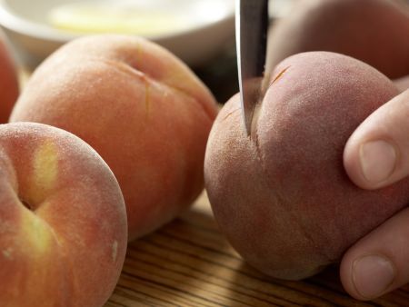 Pfirsichmarmelade Zubereitung Schritt 1 Pfirsichmarmelade Zubereitung Schritt 1