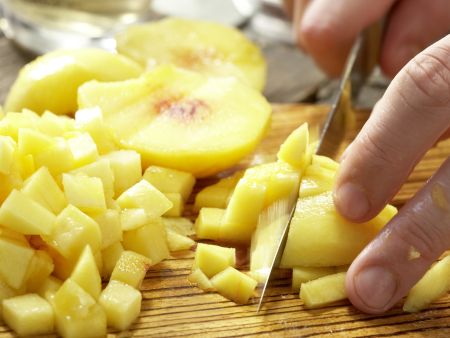 Pfirsichmarmelade Zubereitung Schritt 4 Pfirsichmarmelade Zubereitung Schritt 4