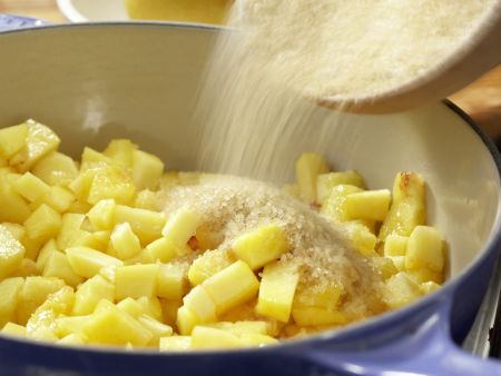 Pfirsichmarmelade Zubereitung Schritt 5 Pfirsichmarmelade Zubereitung Schritt 5