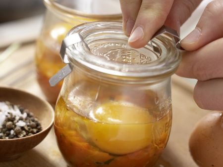 Pikante Eier im Glas Zubereitung Schritt 9 Pikante Eier im Glas Zubereitung Schritt 9