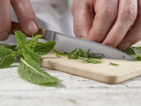 Pilz-Carpaccio Zubereitung Schritt 1 Pilz-Carpaccio Zubereitung Schritt 1