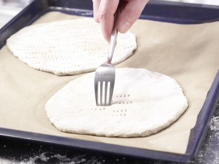 Pizza mit grünem Spargel Zubereitung Schritt 5 Pizza mit grünem Spargel Zubereitung Schritt 5