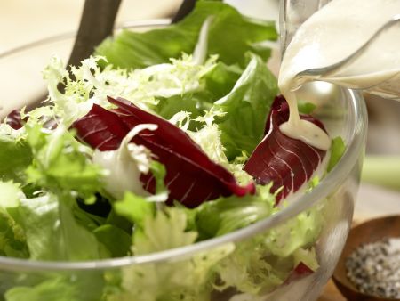 Putenstreifen auf buntem Salat Zubereitung Schritt 11 Putenstreifen auf buntem Salat Zubereitung Schritt 11