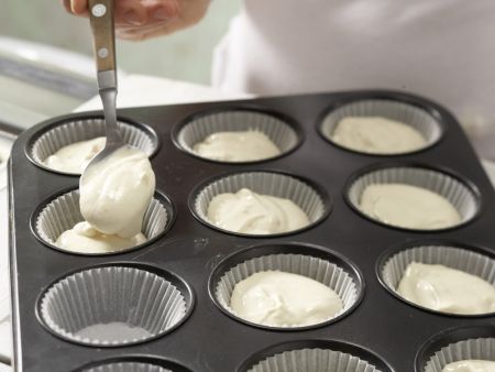 Quark-Muffins Zubereitung Schritt 4 Quark-Muffins Zubereitung Schritt 4