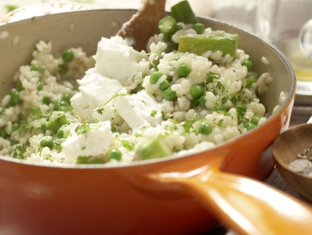 Risotto mit Erbsen Zubereitung Schritt 11 Risotto mit Erbsen Zubereitung Schritt 11