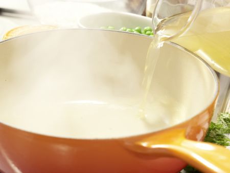Risotto mit Erbsen Zubereitung Schritt 2 Risotto mit Erbsen Zubereitung Schritt 2