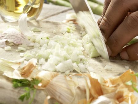 Risotto mit Erbsen Zubereitung Schritt 3 Risotto mit Erbsen Zubereitung Schritt 3