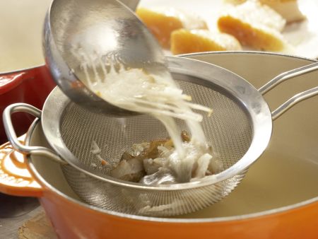 Risotto mit geräuchertem Heilbutt Zubereitung Schritt 3 Risotto mit geräuchertem Heilbutt Zubereitung Schritt 3