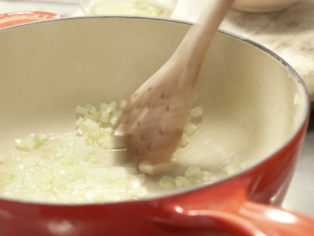 Risotto mit geräuchertem Heilbutt Zubereitung Schritt 5 Risotto mit geräuchertem Heilbutt Zubereitung Schritt 5
