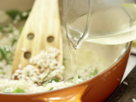 Risotto mit Spinat Zubereitung Schritt 6 Risotto mit Spinat Zubereitung Schritt 6