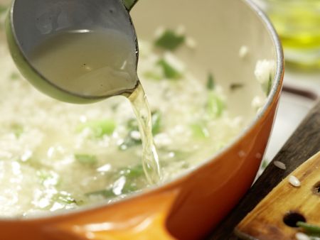 Risotto mit Spinat Zubereitung Schritt 7 Risotto mit Spinat Zubereitung Schritt 7