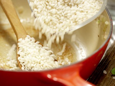 Risotto mit Tintenfisch Zubereitung Schritt 5 Risotto mit Tintenfisch Zubereitung Schritt 5