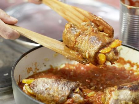 Rouladen auf marokkanische Art Zubereitung Schritt 12 Rouladen auf marokkanische Art Zubereitung Schritt 12