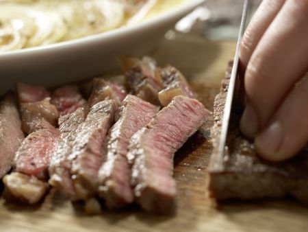 Rumpsteaks Zubereitung Schritt 7 Rumpsteaks Zubereitung Schritt 7