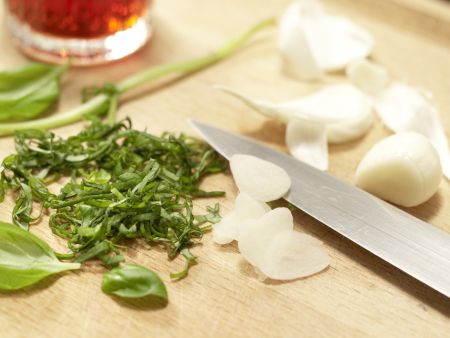 Salat von weißen Bohnen Zubereitung Schritt 2 Salat von weißen Bohnen Zubereitung Schritt 2