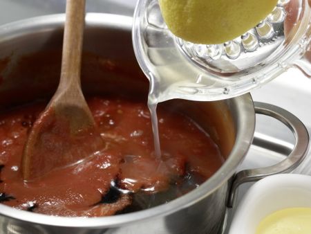 Scharfe Tomatensauce Zubereitung Schritt 4 Scharfe Tomatensauce Zubereitung Schritt 4