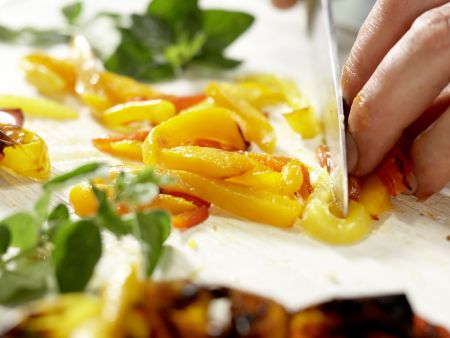 Spaghetti mit Paprika Zubereitung Schritt 4 Spaghetti mit Paprika Zubereitung Schritt 4