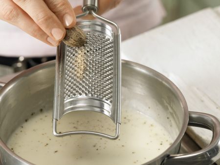 Spargel-Pasta mit Bündner Fleisch Zubereitung Schritt 8 Spargel-Pasta mit Bündner Fleisch Zubereitung Schritt 8