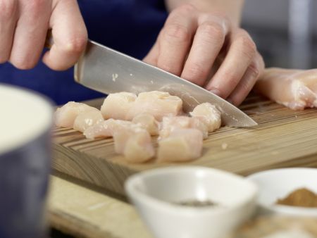 Suppe mit roten Linsen Zubereitung Schritt 1 Suppe mit roten Linsen Zubereitung Schritt 1