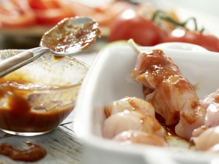 Tamarinden-Hähnchen-Spieße Zubereitung Schritt 4 Tamarinden-Hähnchen-Spieße Zubereitung Schritt 4