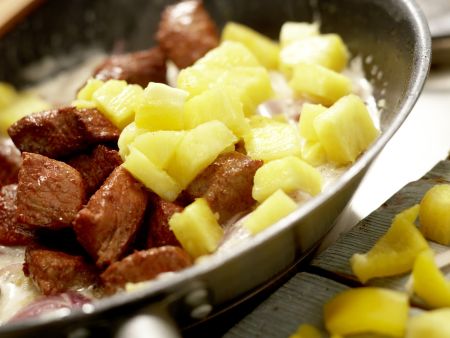 Tandoori-Lammgeschnetzeltes Zubereitung Schritt 6 Tandoori-Lammgeschnetzeltes Zubereitung Schritt 6