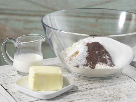 Tannenbäume mit Schokoschnee Zubereitung Schritt 1 Tannenbäume mit Schokoschnee Zubereitung Schritt 1