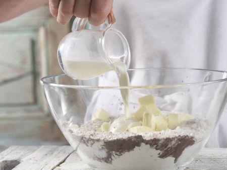 Tannenbäume mit Schokoschnee Zubereitung Schritt 2 Tannenbäume mit Schokoschnee Zubereitung Schritt 2