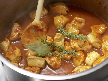 Tortellini mit Putensauce Zubereitung Schritt 5 Tortellini mit Putensauce Zubereitung Schritt 5