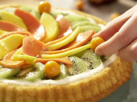 Tropischer Obstkuchen Zubereitung Schritt 8 Tropischer Obstkuchen Zubereitung Schritt 8