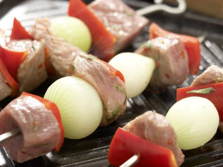 Türkische Fleischspieße Zubereitung Schritt 6 Türkische Fleischspieße Zubereitung Schritt 6